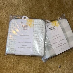 Burt’s Bees 100% organic cotton changing pad covers